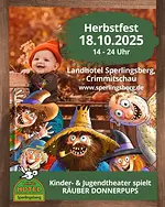 Herbstfest mit buntem Kinderprogramm mit Familie Hirsch
