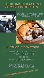Seminar Tierkommunikation zum Schnuppern mit Teresa Nitsch
