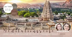 7-tägige Meditations- & Heilreise 2025 mit „Guru Purnima” von zwei Kraftorten in Indien mit Tara Gräfe & Eva