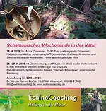 Schamanisches Wochenende an der Wolfsschlucht in den Waldecker Buchen mit Kerstin Ramm (Heilerin/Coach/Schamanisches)