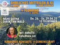 Intensive Retreat Ehrliches Mitteilen, Floating nach Gopal und KI (Körperintelligenz) nach Karl Grunick mit Annette & Falko-Nanda