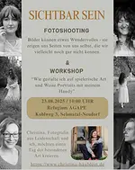 Sichtbar sein – Footoshooting & Workshop mit Christina Häublein & Ulrike Hofmann
