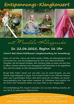 Entspannungs-Klangreise mit Mandala-Klangzauber mit Carina Leithold & Jens Müller