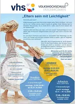 VHS-Infoabend „Eltern sein mit Leichtigkeit” mit Susann Ebert