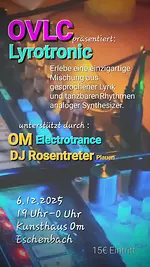 Nikolaus Special: Lyrotronik – Live Elektro Konzert, Elektro Trance & Special guests