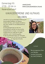 Kakaozeremonie und Alpakas erleben mit Sandra & Lisa