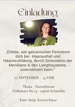 Galvanischer Feinstrom zur Unterstützung bei Haarausfall und -neubildung mit Antje Krtzschmar & Kathrin Salostowitz