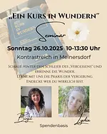 Seminar „Ein Kurs in Wundern” mit Lydia & Birgit
