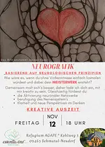Kreativabend: Neurografik basierend auf neurologischen Prinzipien mit Ulrike Hofmann
