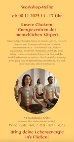 Infotreffen zur neuen Workshop-Reihe: 7 Chakren – 7 Workshops mit Constanze Heiner