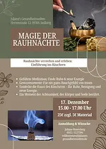 Magie der Rauhnächte – Rauhnächte verstehen und erleben: Einführung ins Räuchern mit Juliane Rosenberg