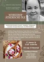Workshop Ätherische Öle – kreative Auszeit – Genießen – Entspannen mit Juliane Rosenberg