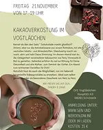 Kakaoverkostung im Vogtlädchen mit Sandra Schneider