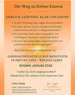 Jahresausbildung „Der Weg zu Deiner Essenz” – ehrlich, lebendig, klar und leicht mit Yara Zegke