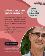 Online-Vortrag „Männlichkeiten anders denken!” mit Dr. Martin Kreuels