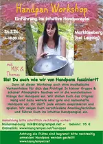 Handpan-Workshop – Einführung in das intuitive Handpanspiel mit Manuela Ina Kirchberger und Thomas Plum
