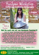 Handpan-Workshop – Einführung in das intuitive Handpanspiel mit Manuela Ina Kirchberger und Thomas Plum