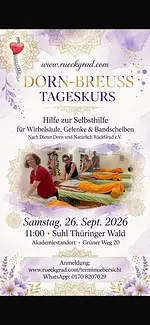 Grundkurs: Dorn-Breuss ganztägig mit Corina Wohlfei-Großer