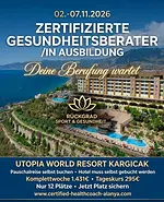 Ausbildung zum Gesundheitsberater für Gesundheit, Schönheit und Vitalität – Ausbildung, Urlaub und Regeneration zugleich mit Corina Wohlfeil-Großer