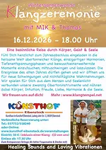 Klangzeremonie zur Wintersonnenwende – Eine Reise durch die Welt obertonreicher Klänge mit Manuela Ina Kirchberger (MIK) & Thomas Plum