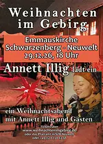 Konzert Weihnachten im Gebirg mit Annett Illig