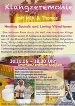 Healing Sounds and Loving Vibrations – Klangzeremonie mit Manuela Ina Kirchberger und Thomas Plum