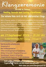 Klänge für die Seele – Eine meditative Reise durch die Welt obertonreicher Klänge mit Manuela Ina Kirchberger und Thomas Plum