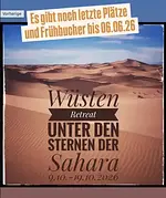 Wüstenretreat – Wüstenwanderung durch die Sahara in Marokko mit Steffi Gruß