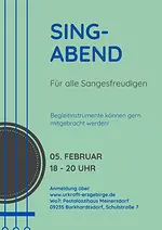 Singabend – Gemeinsam Singen mit Urkraft Erzgebirge e.V.