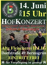 Hofkonzert „Drham in Barmisgrü” mit Annett Illig, Andreas Schmidt & Michael Lacher