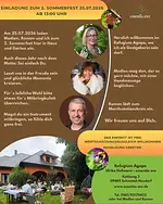 2. Sommerfest im Refugium Agape mit Ulrike Hofmann