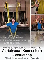 Aerial Yoga Workshop – schwereloses Schweben in Theorie & Praxis mit Cornelia Plutz