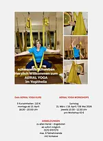Aerial Yoga Workshop – schwereloses Schweben mit Cornelia Plutz