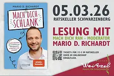 Lesung Mario D. Richardt „Mach Dich schlank” - die Tour zum Buch