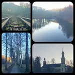 Stille Wanderung mit Eisbaden und Mama Kakao am Ufer der Mulde bei Wolkenburg mit Sven István