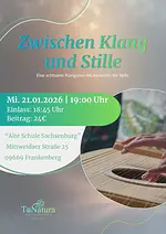 Zwischen Klang und Stille – Eine achtsame Klangreise mit Akzenten der Stille mit Anja Christine Zimmer