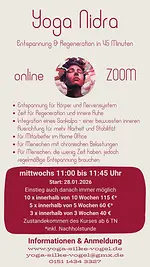 Online Yoga Nidra – Entspannung & Regeneration in 45 Minuten mit Silke Vogel