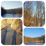 Stille Wanderung mit Eisbaden und Mama Kakao am Ufer der Zschopau bei Liebenhain mit Sven István