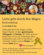 Kochworkshop „Liebe geht durch den Magen” mit Elvira & Susan