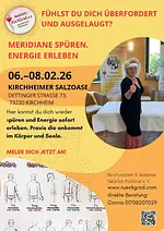 3-Tage-Seminar Meridiane spüren – Energie erleben mit Corina Wohlfeil-Großer