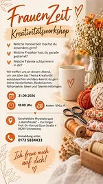 FrauenZeit Thema: Kreativitätsworkshop mit Ina Klinger