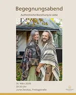 Begegnungsaben in der Jurte zum Thema:  Authentische Beziehungen & Liebe. mit Micha & Anke