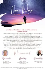Retreat „Neue Wege“ auf der Grundlage von „Ein Kurs in Wundern“ mit Kiron J. und Frank Hamm
