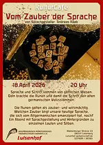 KulturCafé „Vom Zauber der Sprache” mit Andreas Raab