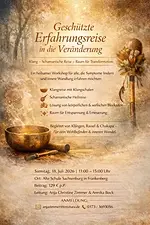 Geschützte Erfahrungsreise in dei Veränderung – Klang, schamanische Reise, Raum für Transformation mit Anja Christine Zimmer & Annika Bock