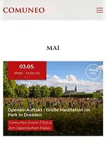 COMUNEO Event Extra – Openair-Auftakt: Große „Herzchakra” Meditation im Park in Dresden mit Surabhi Antje Yilmaz