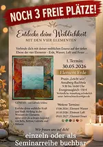 Entdecke deine Weiblichkeit MIT DEN VIER ELEMENTEN · Element ERDE mit Bettina, Bella, Gabriela & Melanie