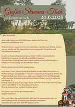 Großer Stammes-Tisch zur Sommersonnenwende