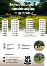 Selbstreflexion „Seelengeflüster im Herdentakt” Einfach sein – gehalten von Mensch & Pferd mit Nancy Römer & Romy Belka