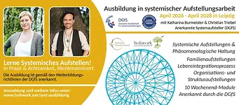 Infoabend Ausbildungsbeginn in systemischer Aufstellungsarbeit mit Christian Triebel & Katharina Burmeister
